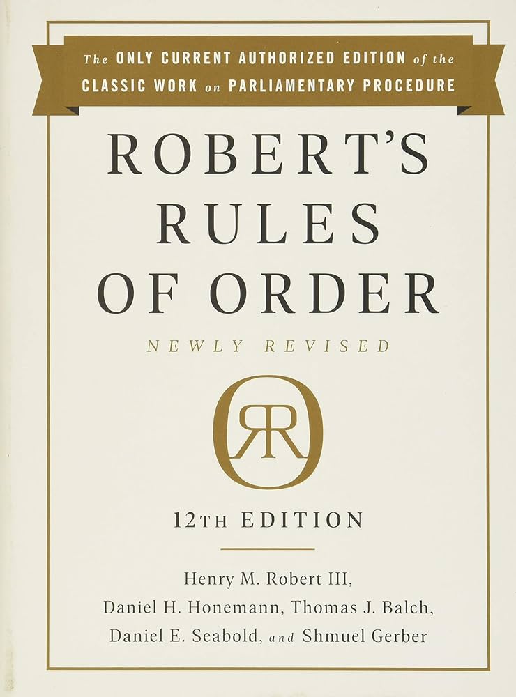 Robert's Rules of Order 12th Edition PDF free Download