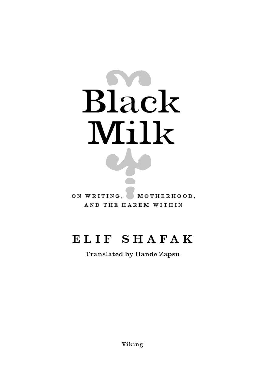 Black Milk Elif Shafak PDF
