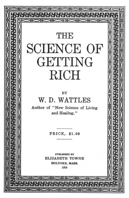 The Science Of Getting Rich 1910 PDF